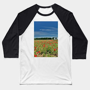 Poppy Field Near Cividale Baseball T-Shirt